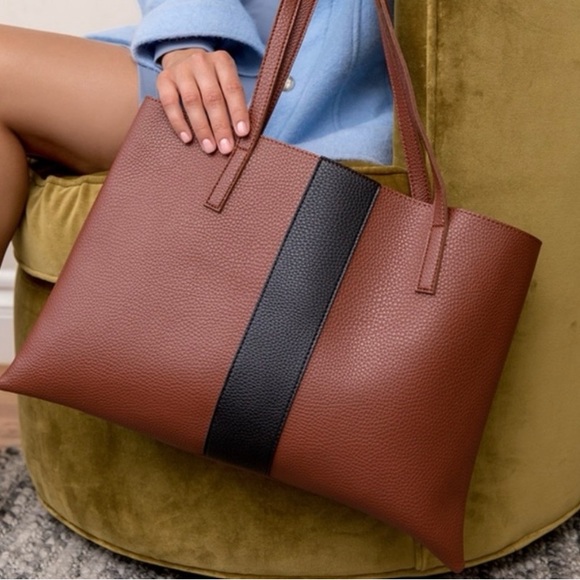 Vince Camuto Vegan Leather Tote - Picture 2 of 4